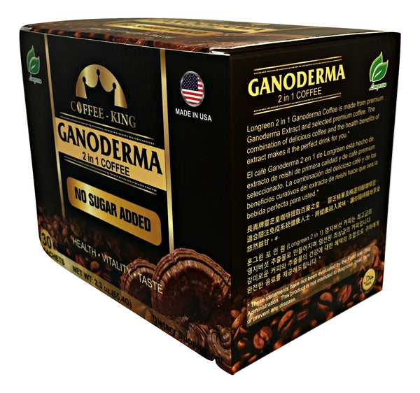 Black Ganoderma Coffee 1 Box (2.18g/30 Sachets)