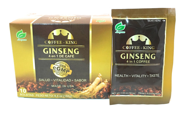 American Ginseng Latte 1 Box (18.2g/10 Sachets)
