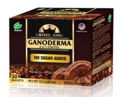 Black Ganoderma Coffee 1 Box (2.18g/30 Sachets)