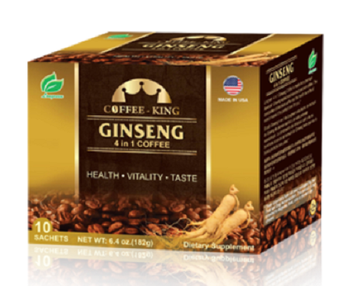 Super Ginseng Instant Coffee - 10 Sachets (20g Each) Exp 07/09/2026