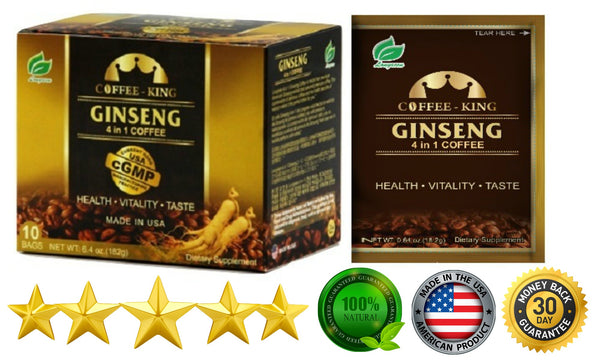 American Ginseng Latte 1 Box (18.2g/10 Sachets)