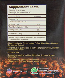 Ganoderma Latte 1 Box (18.2g/10 Sachets)